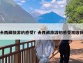 去西藏旅游的感受？去西藏旅游的感受和收获