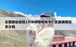 去西藏旅游团1万块钱够吗知乎？去西藏跟团多少钱