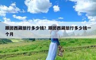 跟团西藏旅行多少钱？跟团西藏旅行多少钱一个月