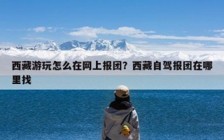 西藏游玩怎么在网上报团？西藏自驾报团在哪里找