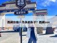 西藏价格一万多的车子？西藏suv