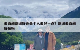 去西藏跟团好还是个人去好一点？跟团去西藏好玩吗