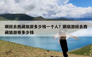 跟团去西藏旅游多少钱一个人？跟旅游团去西藏旅游带多少钱