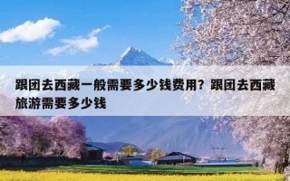 跟团去西藏一般需要多少钱费用？跟团去西藏旅游需要多少钱