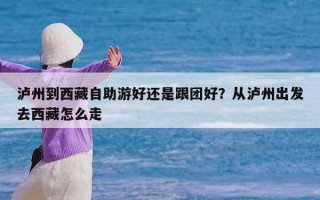 泸州到西藏自助游好还是跟团好？从泸州出发去西藏怎么走