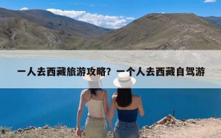 一人去西藏旅游攻略？一个人去西藏自驾游