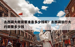 去西藏大概需要准备多少钱呢？去西藏旅行大约需要多少钱