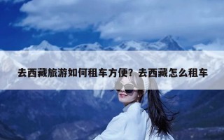 去西藏旅游如何租车方便？去西藏怎么租车