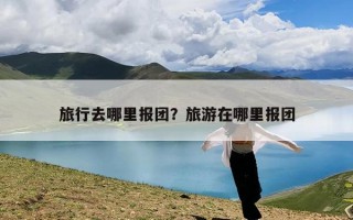 旅行去哪里报团？旅游在哪里报团