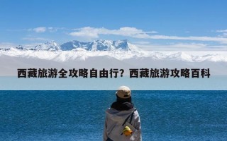 西藏旅游全攻略自由行？西藏旅游攻略百科