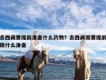 去西藏要提前准备什么药物？去西藏需要提前做什么准备