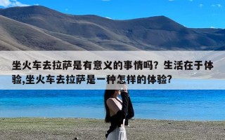 坐火车去拉萨是有意义的事情吗？生活在于体验,坐火车去拉萨是一种怎样的体验?