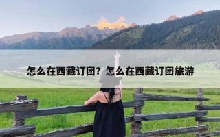 怎么在西藏订团？怎么在西藏订团旅游