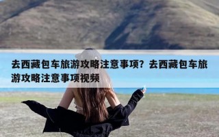 去西藏包车旅游攻略注意事项？去西藏包车旅游攻略注意事项视频