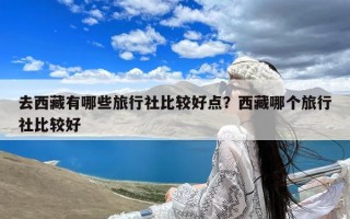 去西藏有哪些旅行社比较好点？西藏哪个旅行社比较好