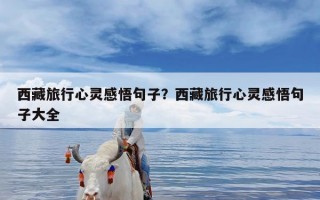 西藏旅行心灵感悟句子？西藏旅行心灵感悟句子大全