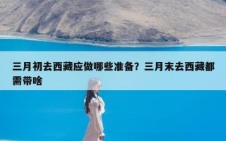 三月初去西藏应做哪些准备？三月末去西藏都需带啥