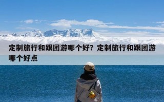 定制旅行和跟团游哪个好？定制旅行和跟团游哪个好点