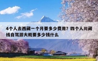 4个人去西藏一个月要多少费用？四个人川藏线自驾游大概要多少钱什么