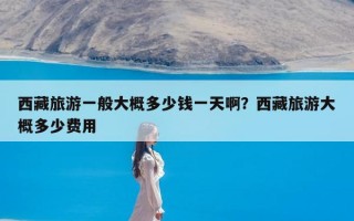 西藏旅游一般大概多少钱一天啊？西藏旅游大概多少费用