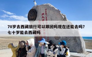 70岁去西藏旅行可以跟团吗现在还能去吗？七十岁能去西藏吗