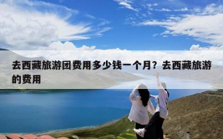 去西藏旅游团费用多少钱一个月？去西藏旅游的费用