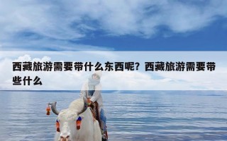 西藏旅游需要带什么东西呢？西藏旅游需要带些什么