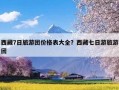 西藏7日旅游团价格表大全？西藏七日游旅游团