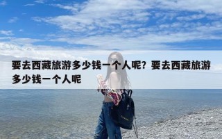 要去西藏旅游多少钱一个人呢？要去西藏旅游多少钱一个人呢