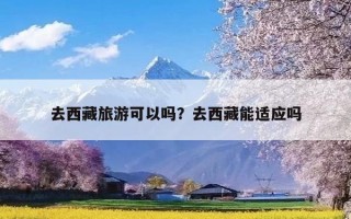 去西藏旅游可以吗？去西藏能适应吗