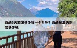 西藏3天旅游多少钱一个月啊？西藏玩三天需要多少钱