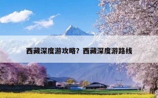 西藏深度游攻略？西藏深度游路线