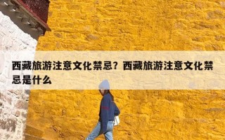 西藏旅游注意文化禁忌？西藏旅游注意文化禁忌是什么