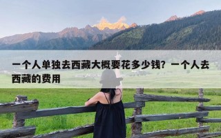 一个人单独去西藏大概要花多少钱？一个人去西藏的费用