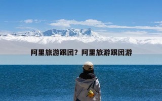 阿里旅游跟团？阿里旅游跟团游