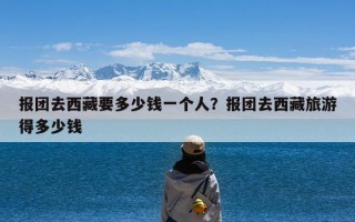 报团去西藏要多少钱一个人？报团去西藏旅游得多少钱