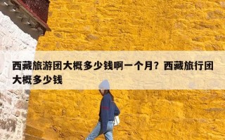 西藏旅游团大概多少钱啊一个月？西藏旅行团大概多少钱