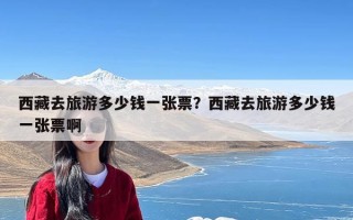 西藏去旅游多少钱一张票？西藏去旅游多少钱一张票啊