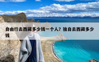 自由行去西藏多少钱一个人？独自去西藏多少钱