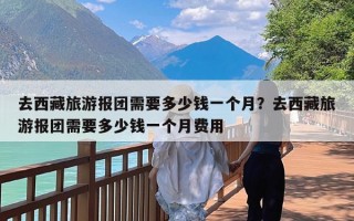 去西藏旅游报团需要多少钱一个月？去西藏旅游报团需要多少钱一个月费用