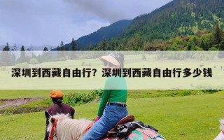 深圳到西藏自由行？深圳到西藏自由行多少钱