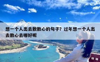 想一个人出去散散心的句子？过年想一个人出去散心去哪好呢