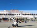 带孩子去西藏有什么禁忌？带孩子去西藏旅游