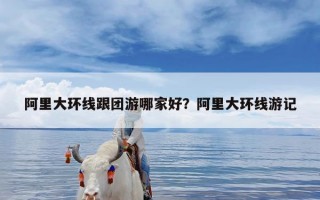 阿里大环线跟团游哪家好？阿里大环线游记