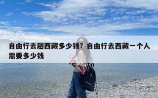 自由行去趟西藏多少钱？自由行去西藏一个人需要多少钱