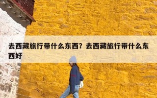 去西藏旅行带什么东西？去西藏旅行带什么东西好