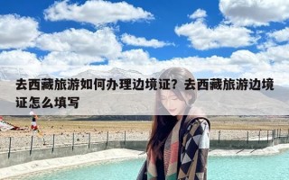 去西藏旅游如何办理边境证？去西藏旅游边境证怎么填写