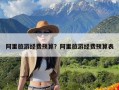 阿里旅游经费预算？阿里旅游经费预算表