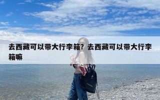 去西藏可以带大行李箱？去西藏可以带大行李箱嘛