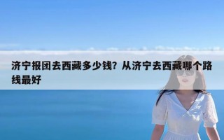 济宁报团去西藏多少钱？从济宁去西藏哪个路线最好